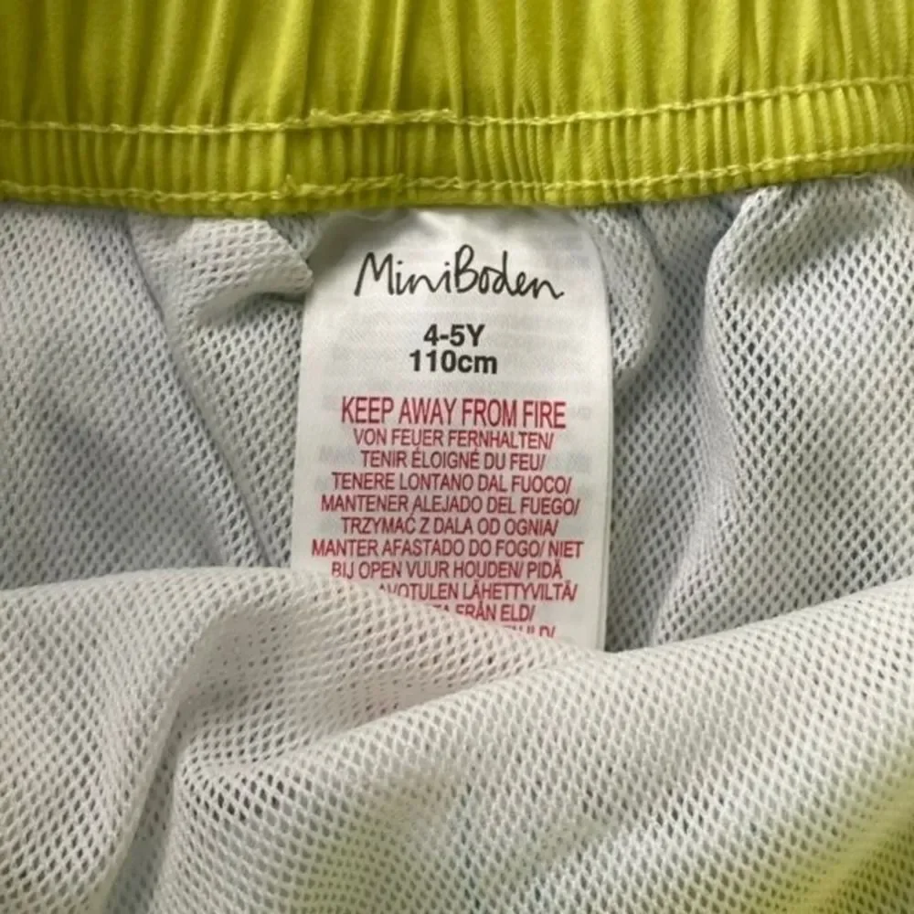 Mini Boden Surfboard Print Swim Trunks Board Shorts Size 4-5Y 110cm